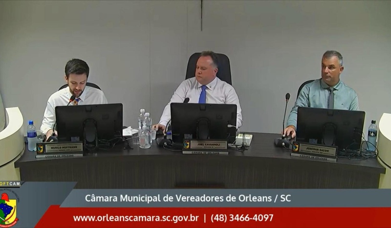  Câmara de Orleans: Sessão Ordinária do dia 05 de Maio