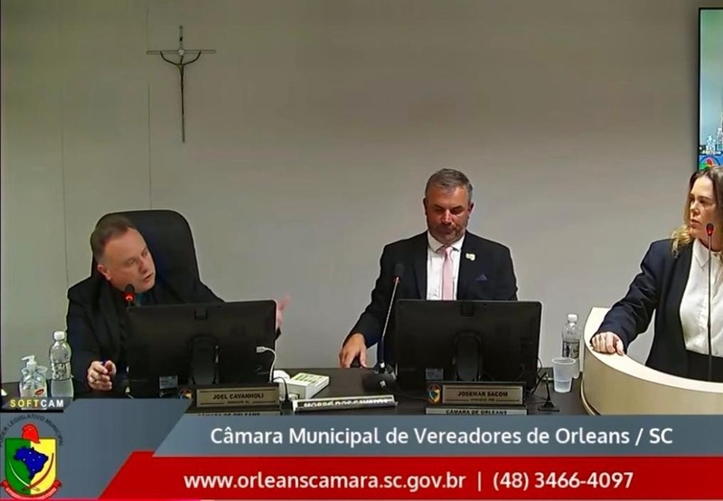  Câmara de Orleans: Sessão Ordinária do dia 20 de Outubro