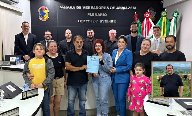  Cleber Nogueira da Silva, o Nem, é homenageado